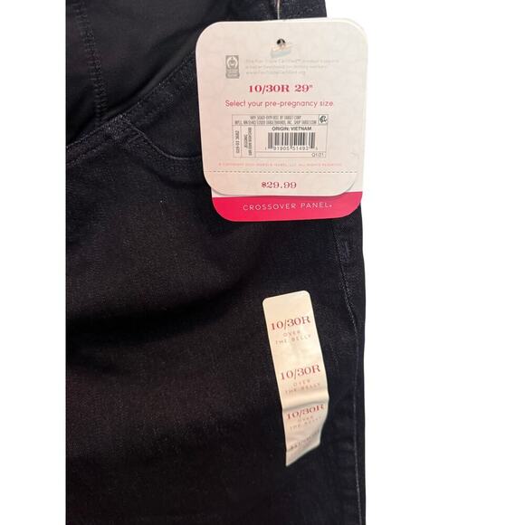 Ingrid Isabel Maternity Over The Belly Jeggings Denim Jeans Size 10/30 Blue NWT - Picture 3 of 7